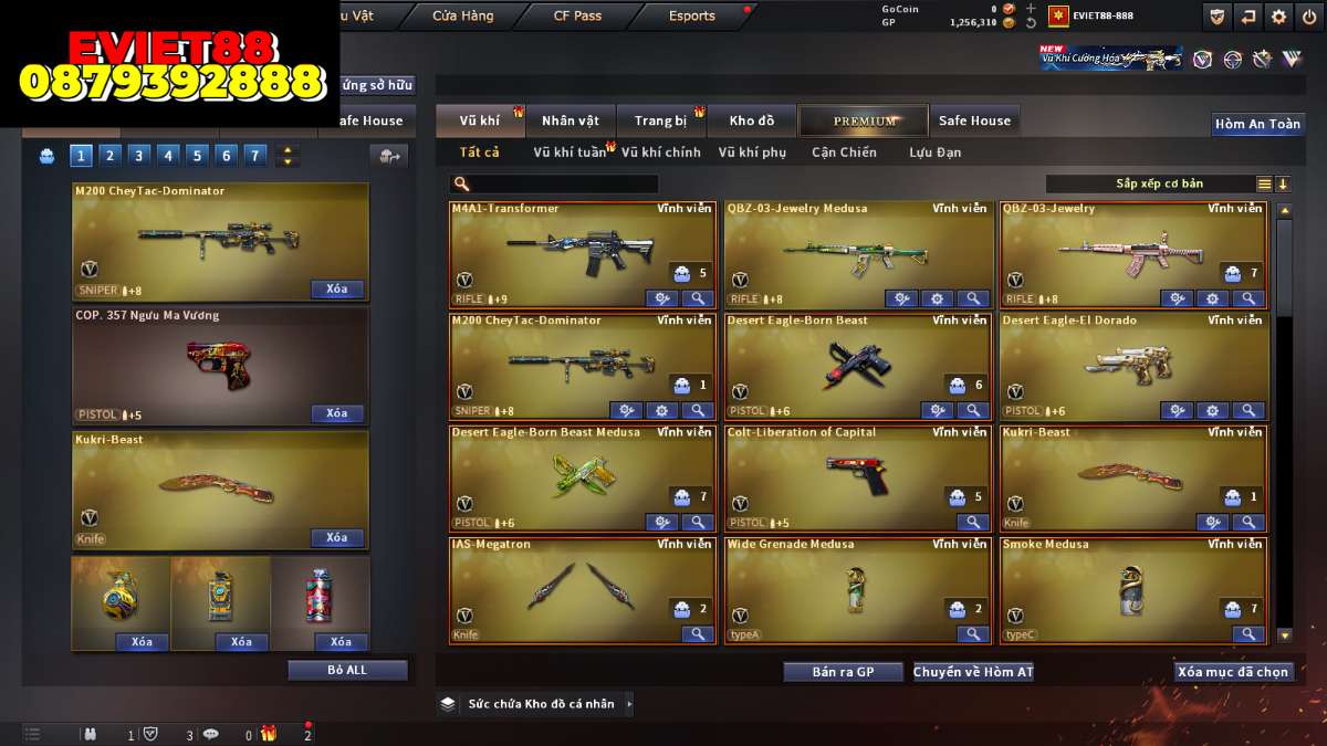 shop acc cf uy tin gia re
